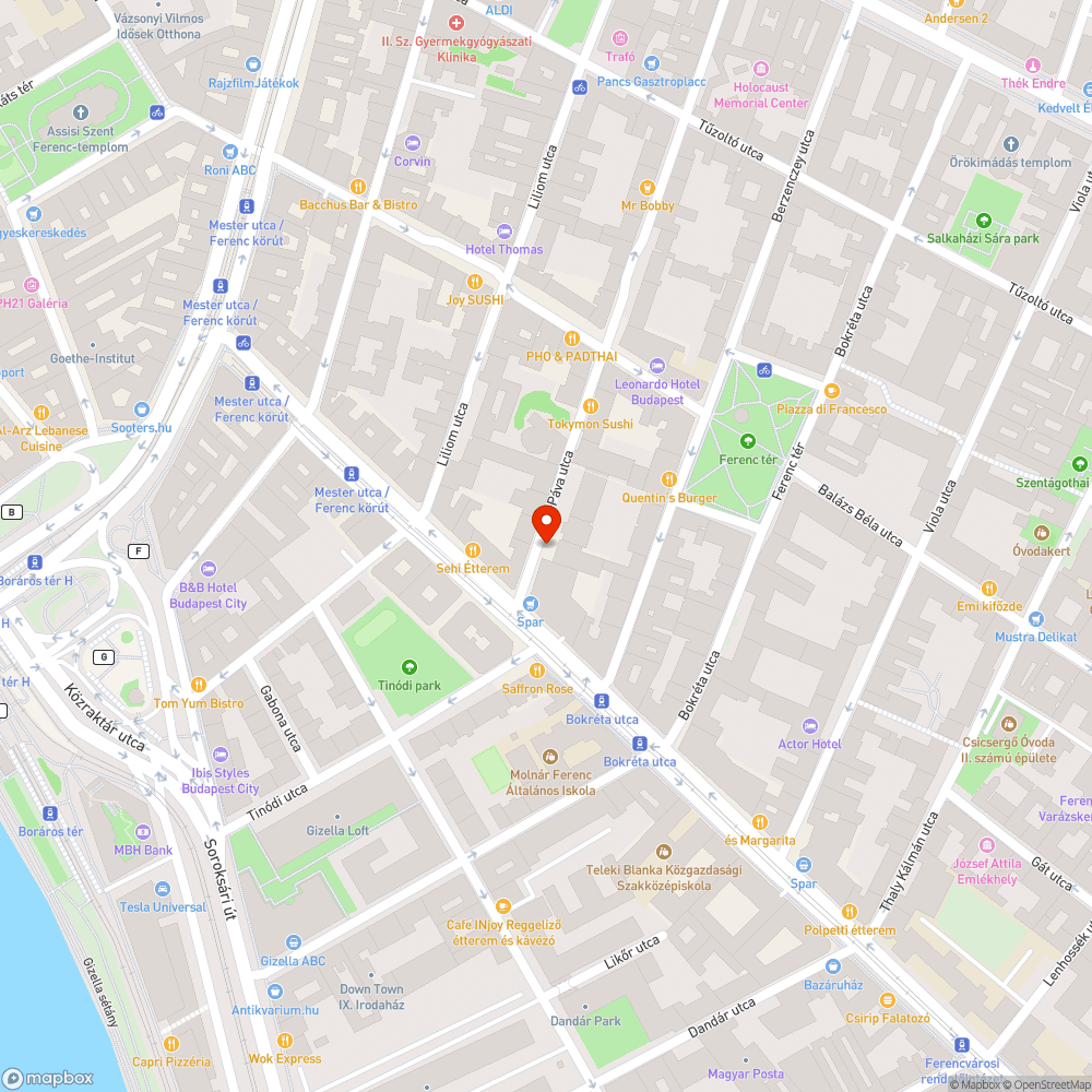 Kidöntött poller bejelentés helye