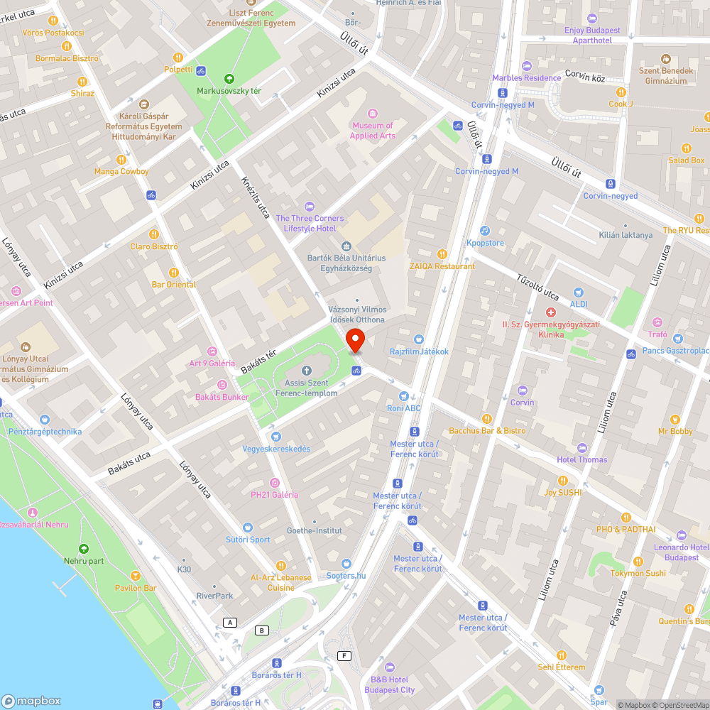 Graffiti bejelentés helye