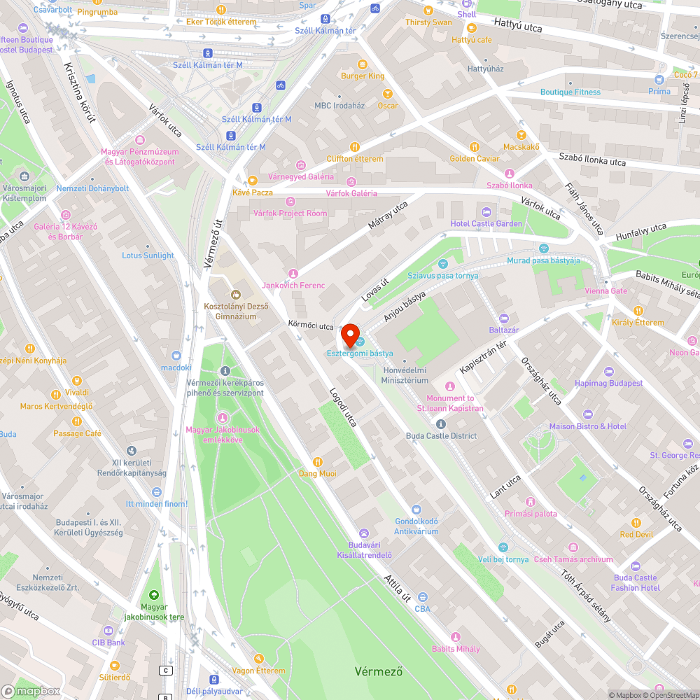 Lezárt lépcső bejelentés helye