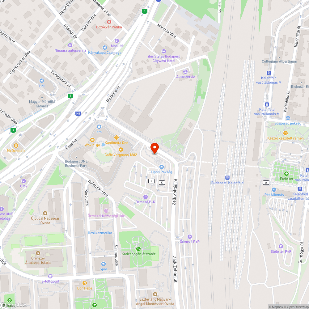 Kelenföld mozgólépcső bejelentés helye