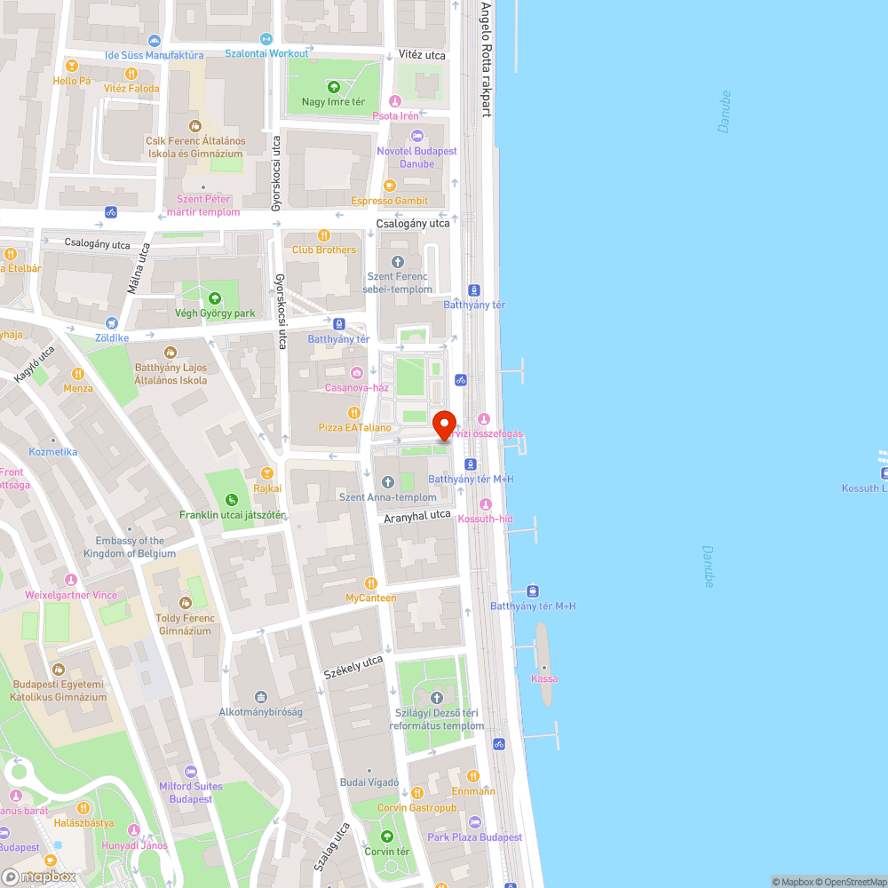 Törött pad bejelentés helye