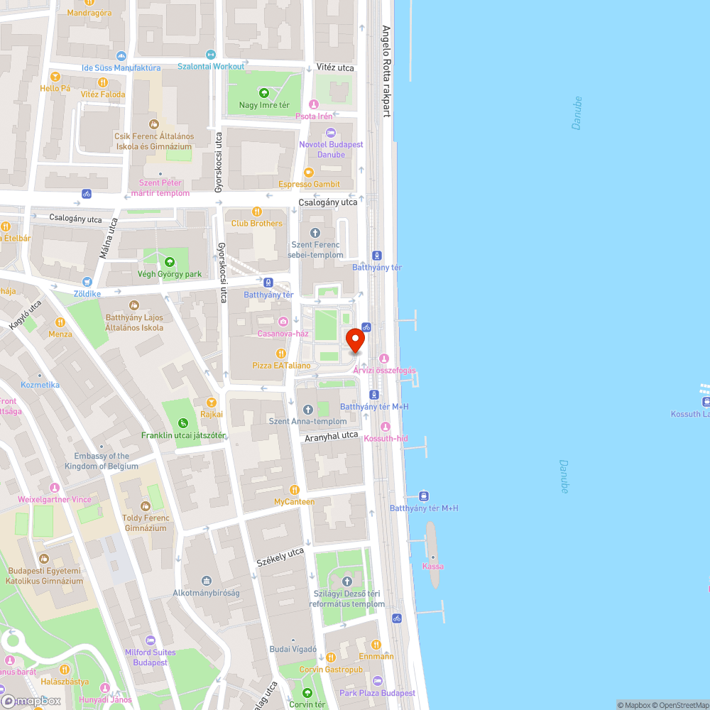 Botlásveszélyes zebra bejelentés helye