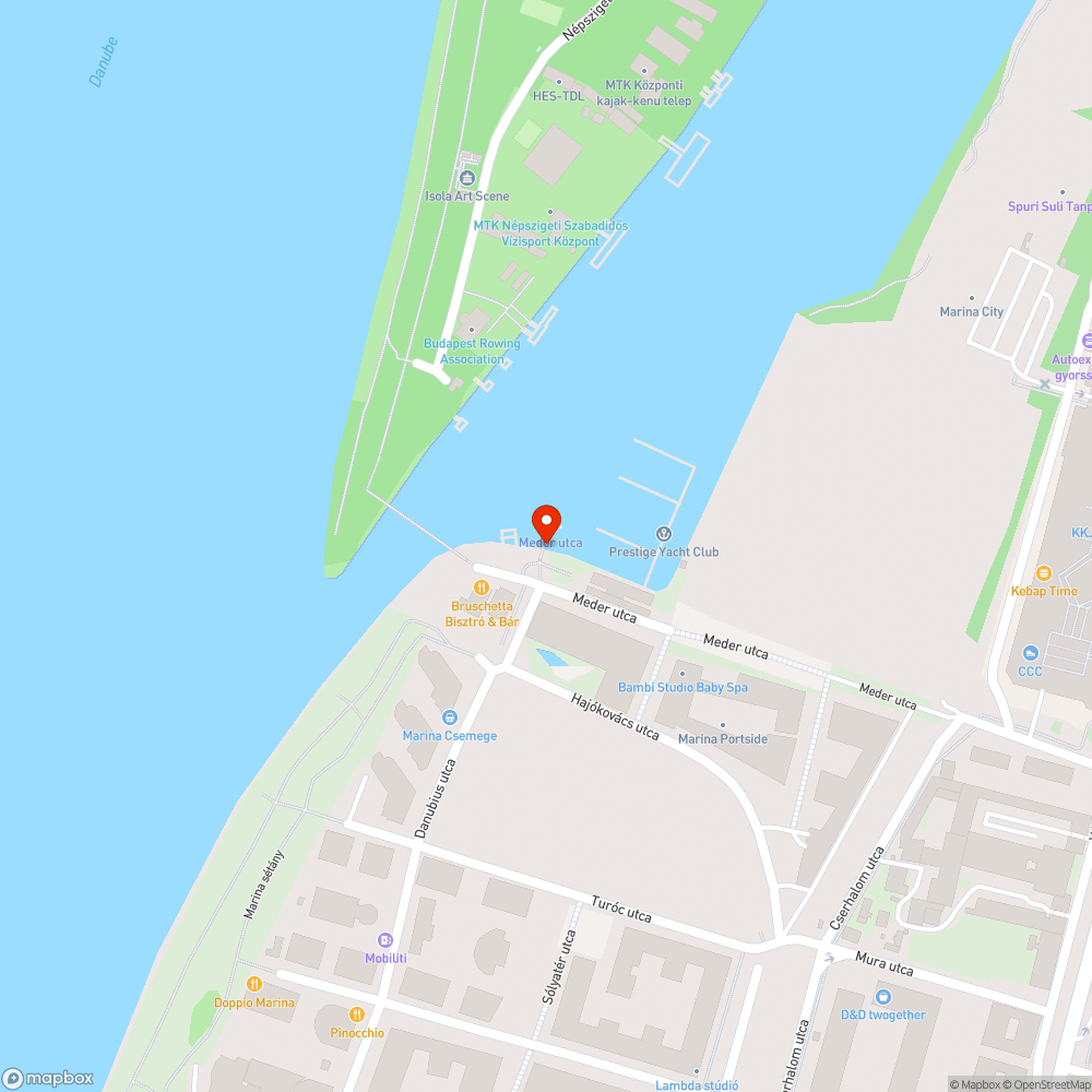 Szeméttel megrakott uszály bejelentés helye