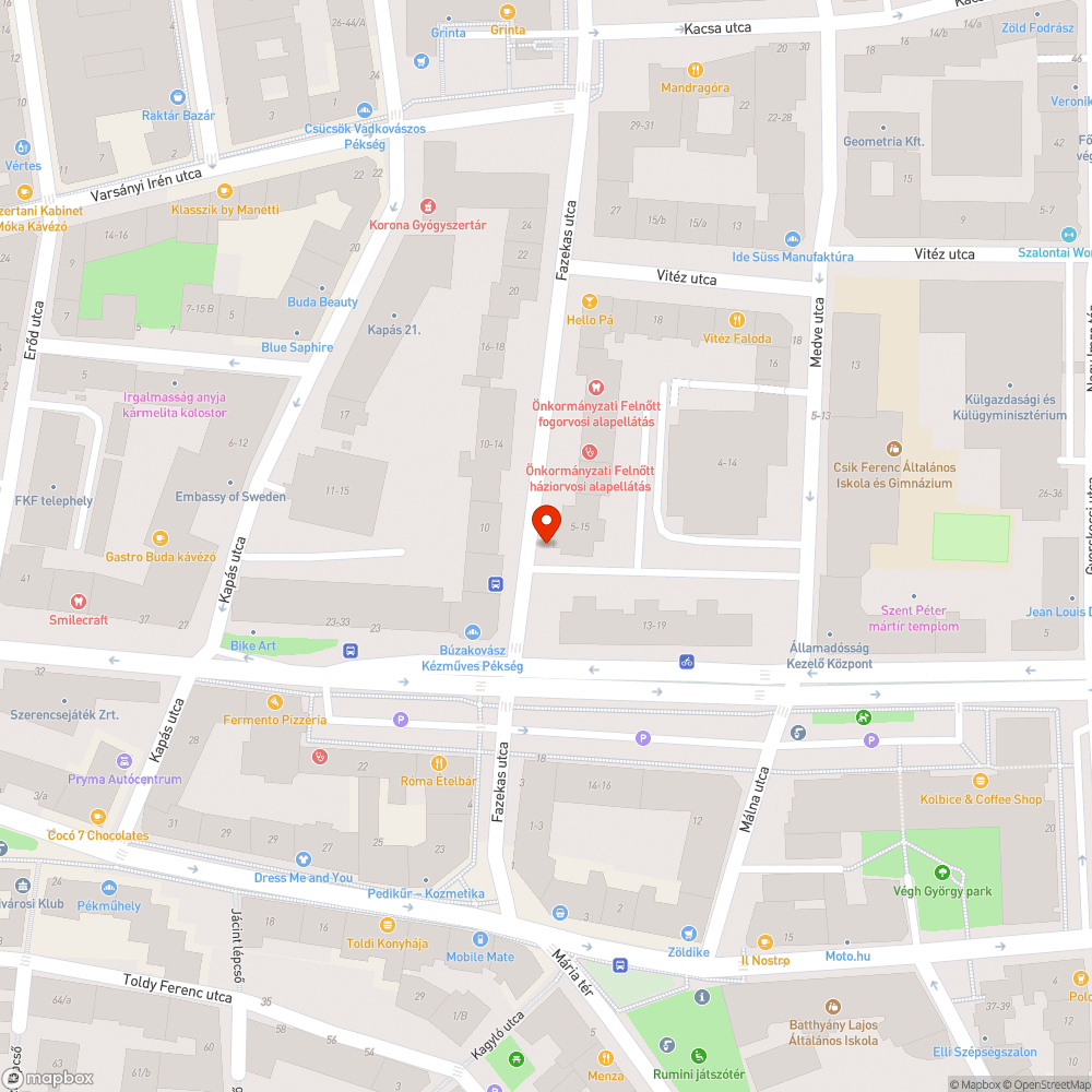 Megsüllyedt buszmegálló, sérült szegélykő bejelentés helye