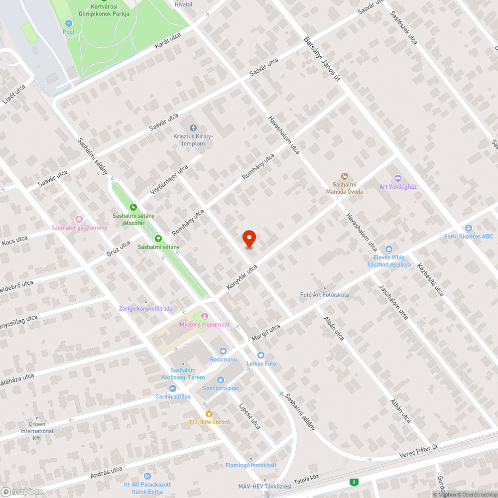 Megsüllyedt burkolat bejelentés helye