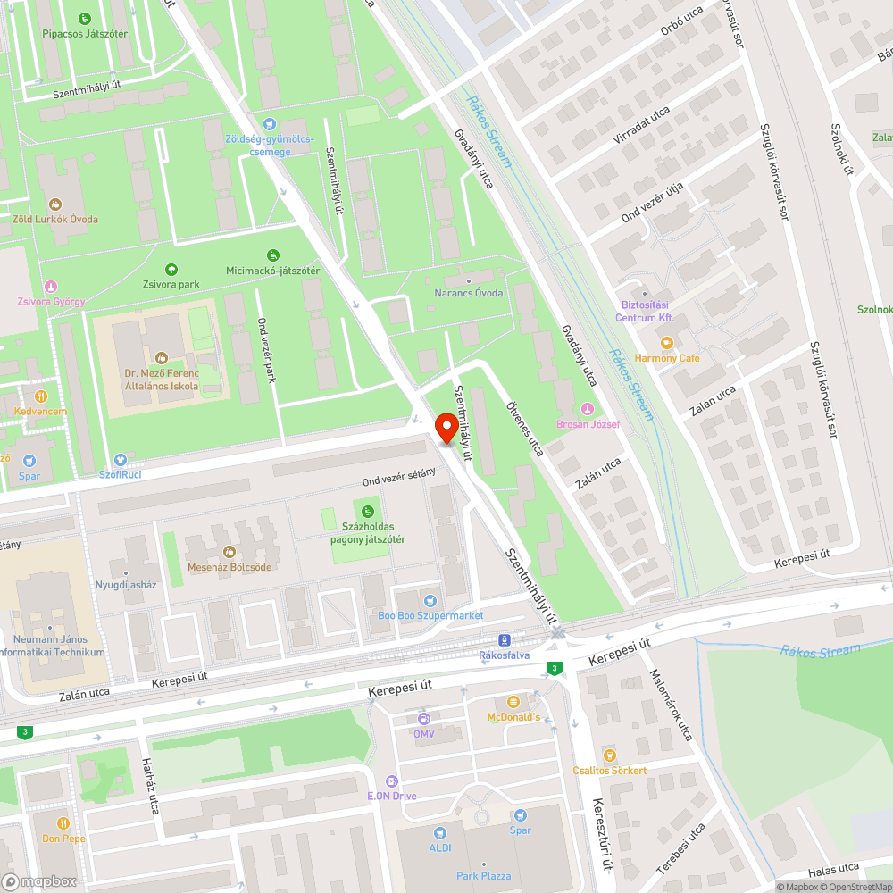 Itt felejtett bontott járda bejelentés helye