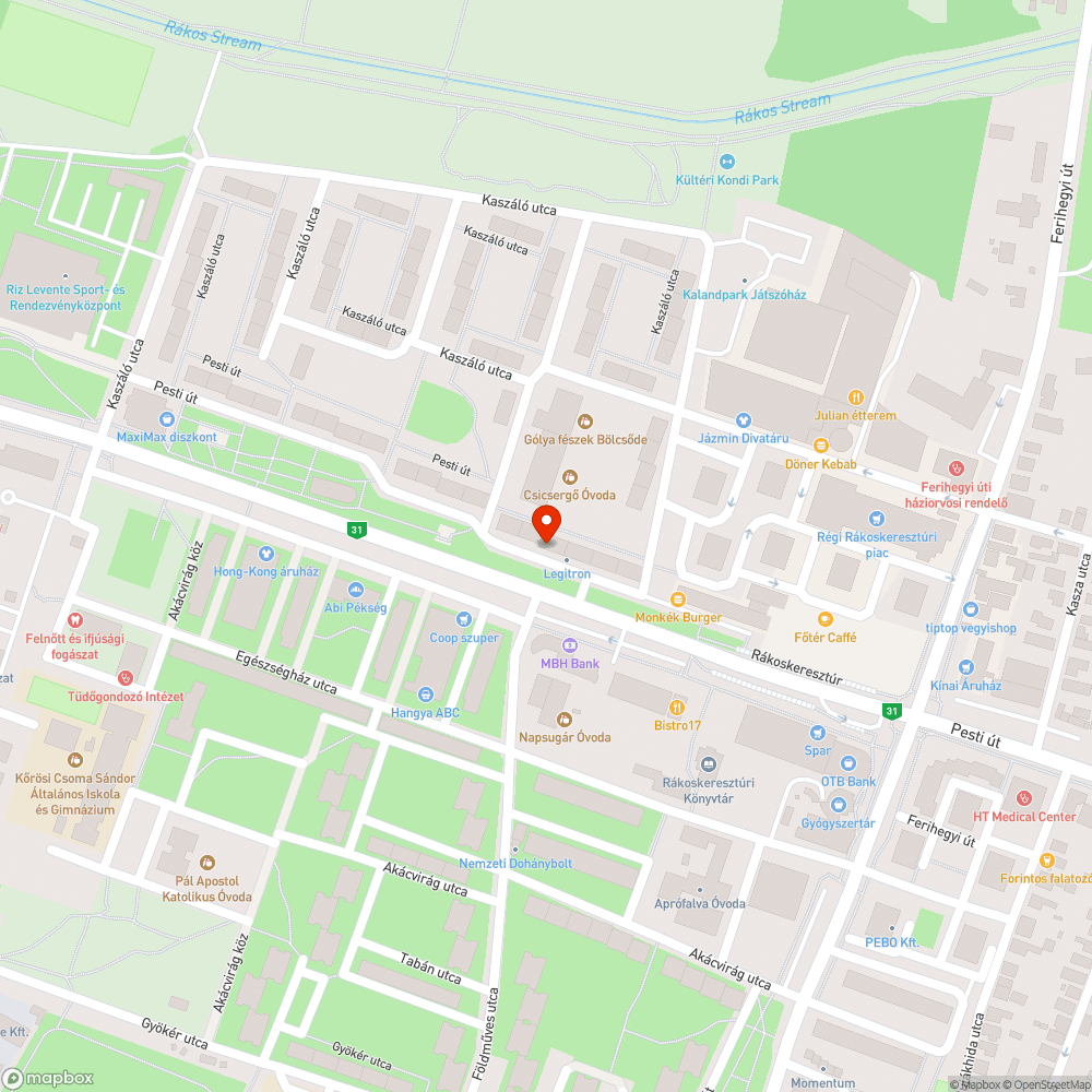 Parkolási probléma bejelentés helye