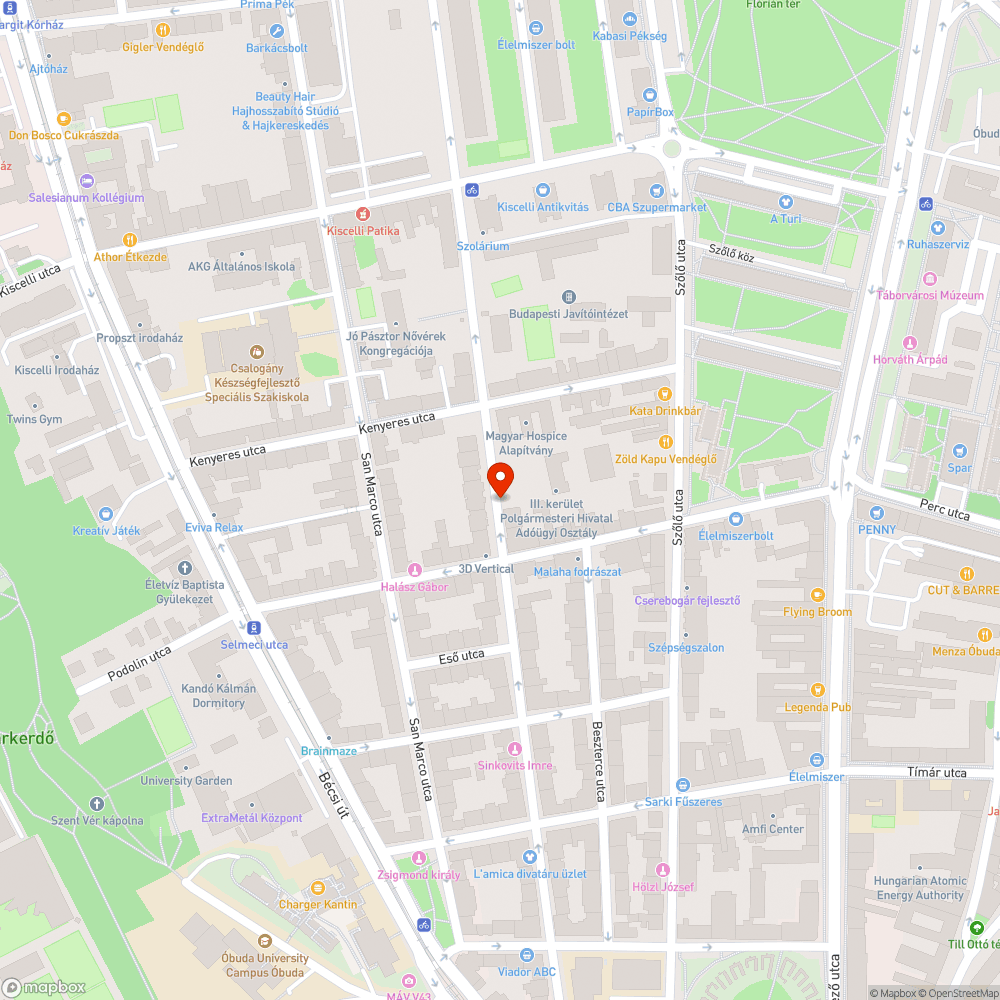 Megsüllyedt térkőburkolat bejelentés helye