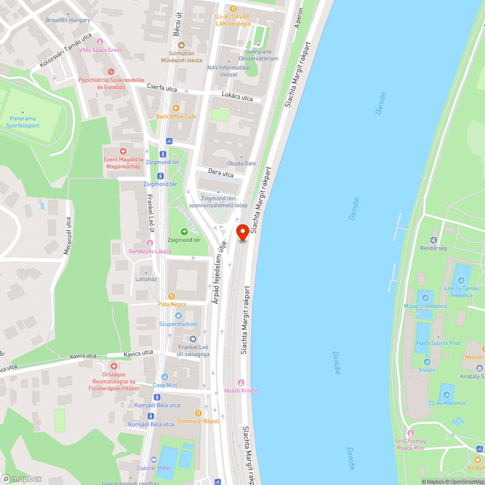 Kiálló cövek a kerékpárút mellett bejelentés helye