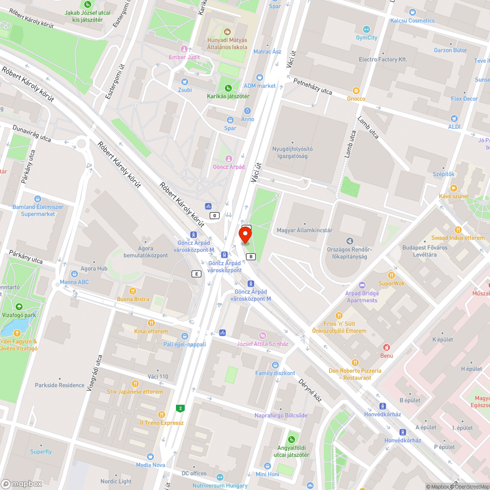 Koszos vízelvezető bejelentés helye