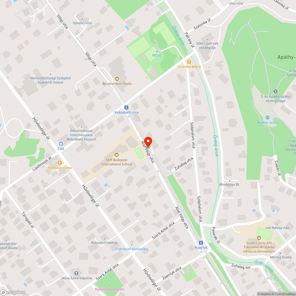 Közvilágítást benövő faágak bejelentés helye