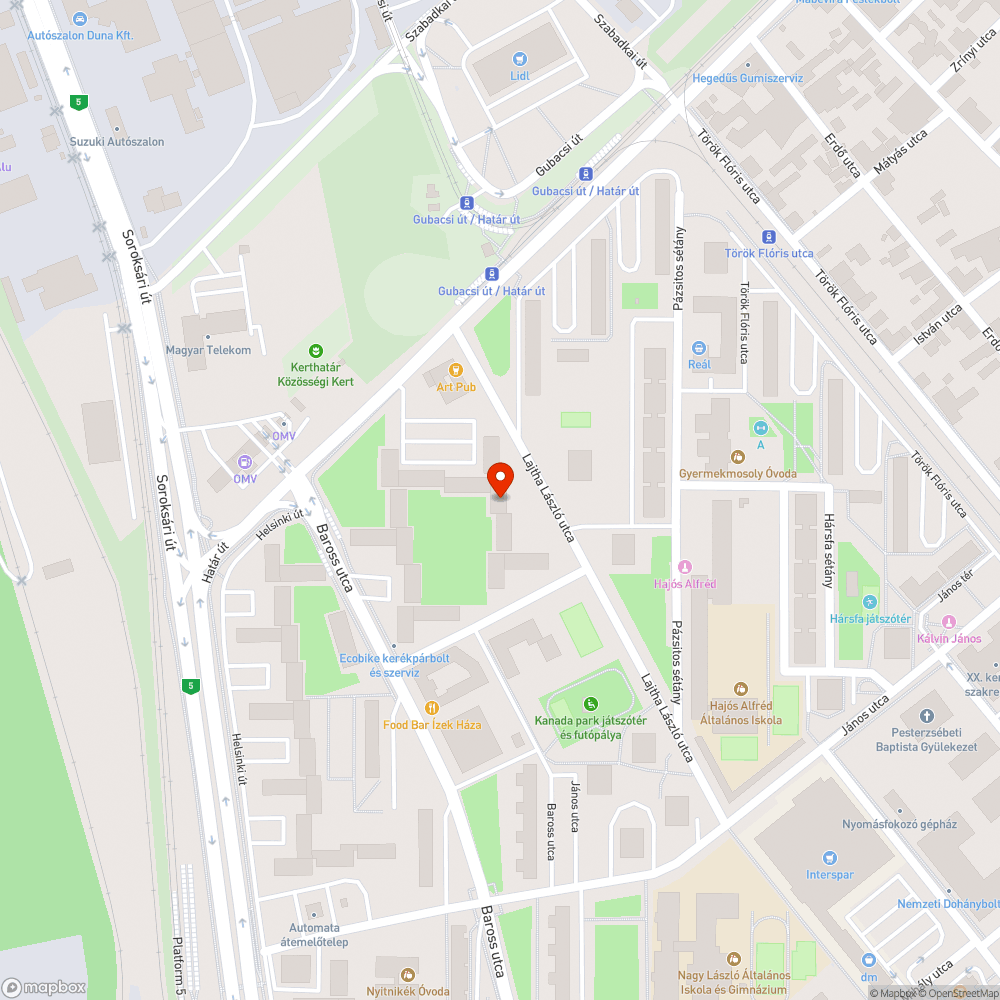 Sérült közműfedél bejelentés helye