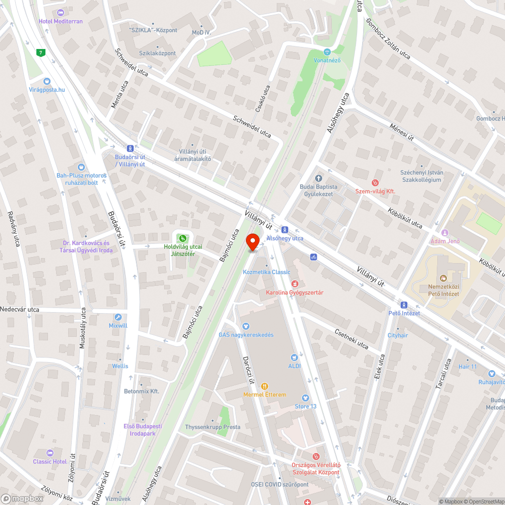 Gyalogátkelő igénye bejelentés helye