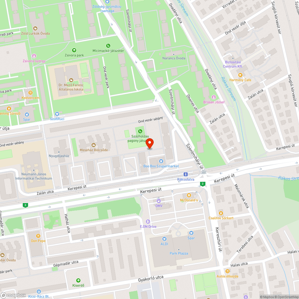 Fenyőfa bejelentés helye