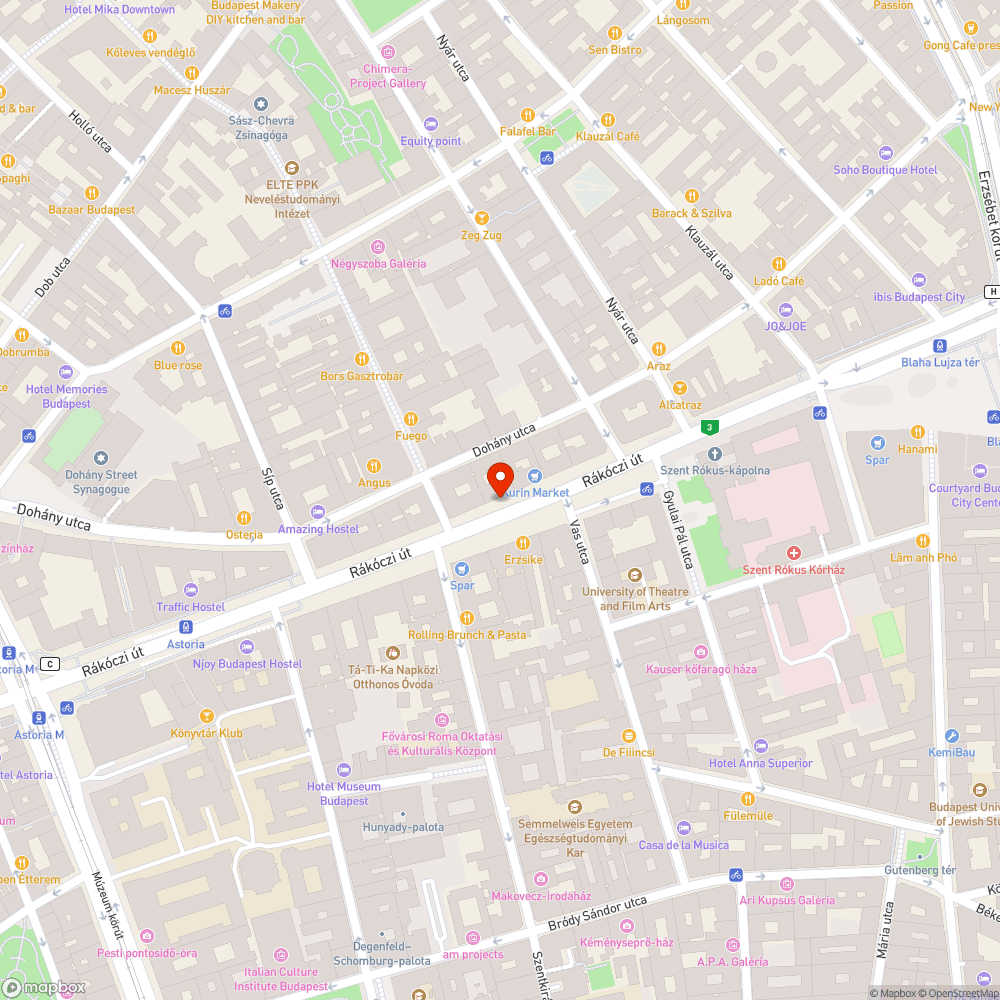 Veszélyes kátyú bejelentés helye