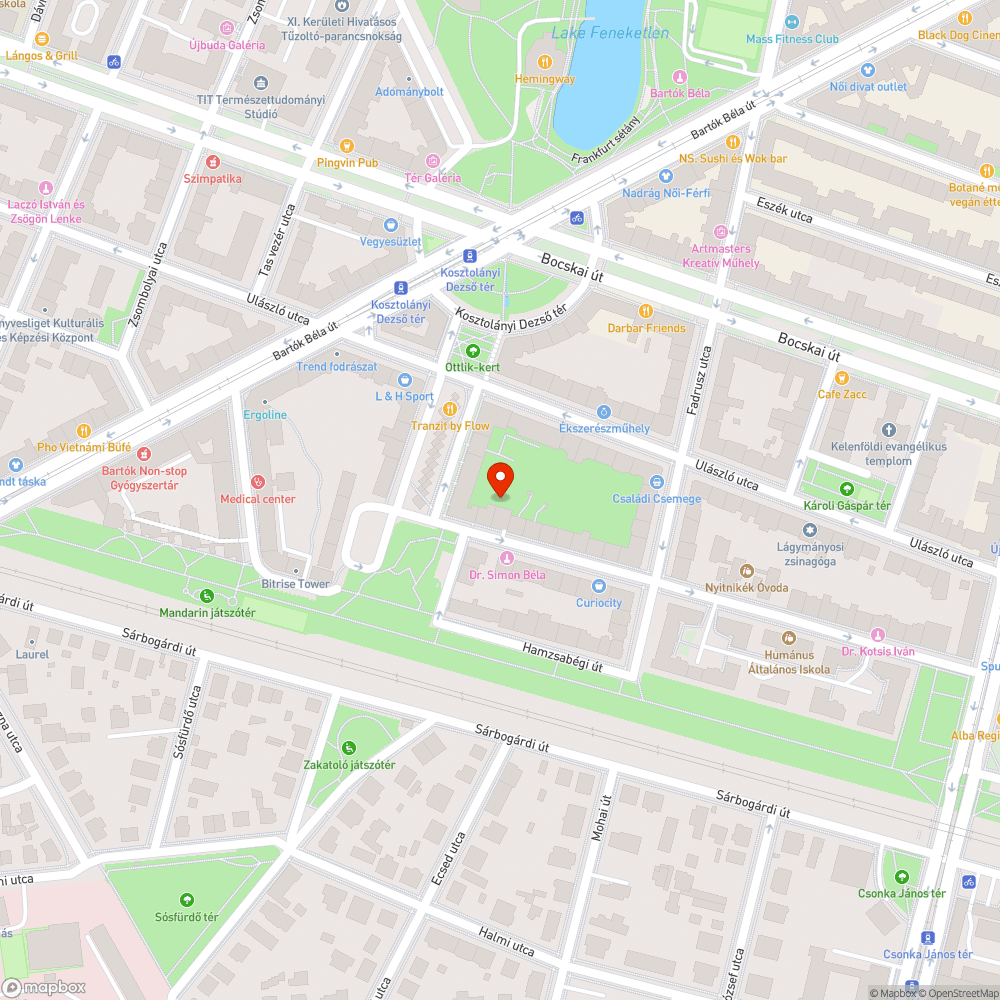 Házkijáró biztosítása és biciklitároló fejlesztés bejelentés helye