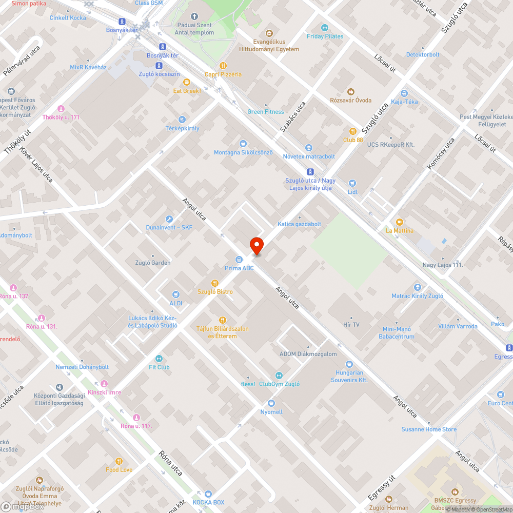 Megdőlt tábla bejelentés helye