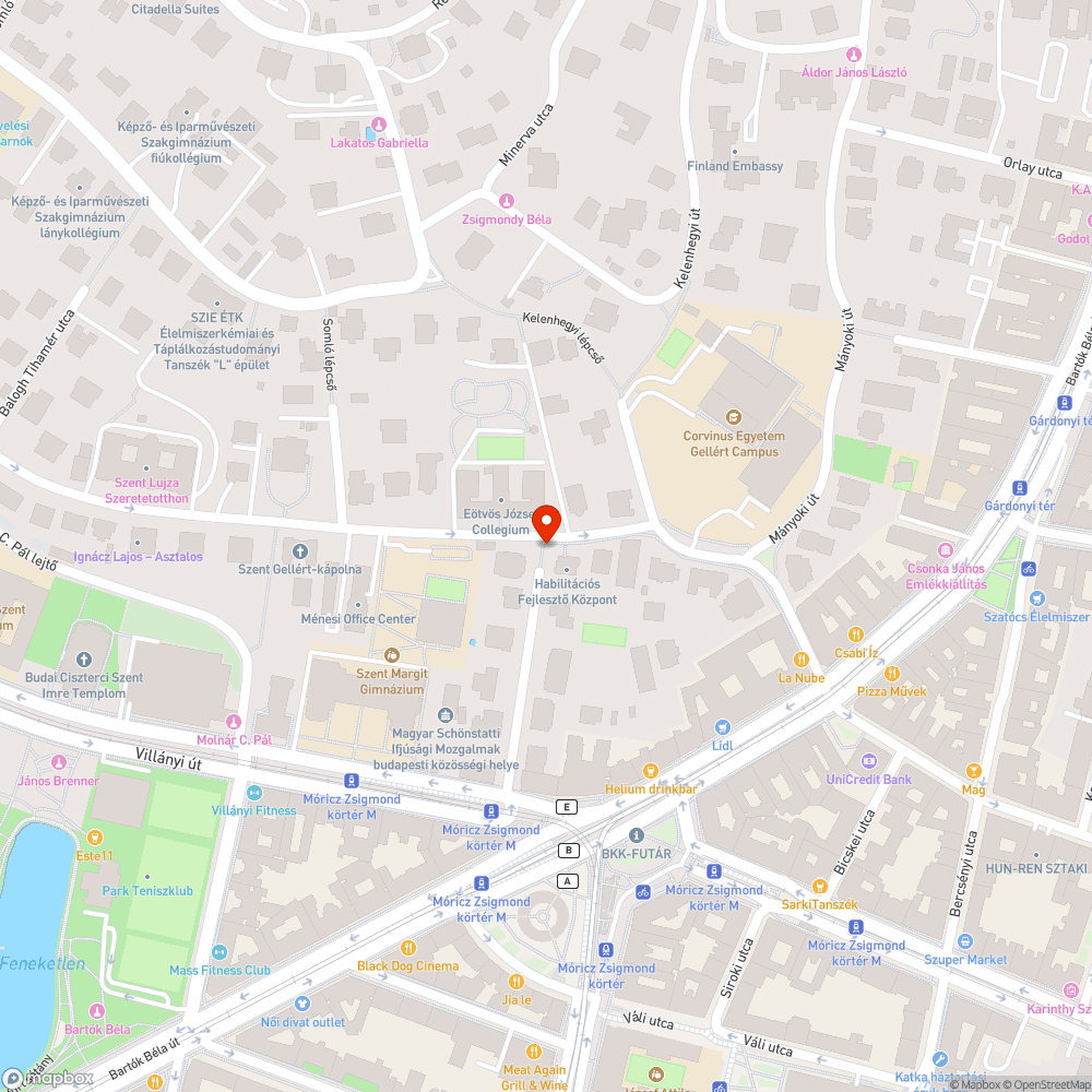 Erodált fedlap bejelentés helye