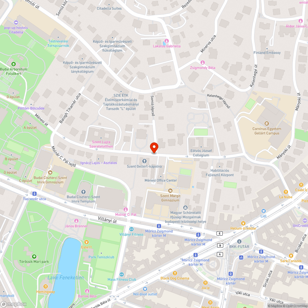 A fedlap és a mellette lévő járda bejelentés helye