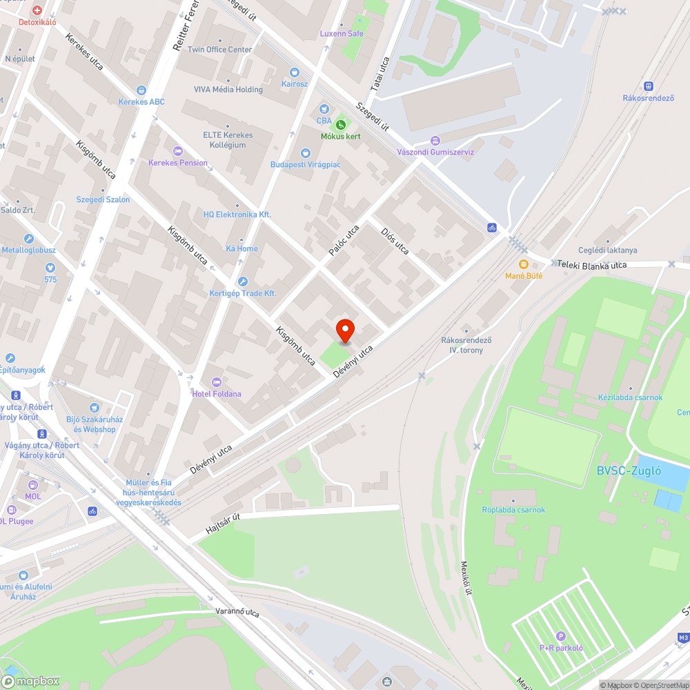 Életveszélyes gyalogos terelés bejelentés helye