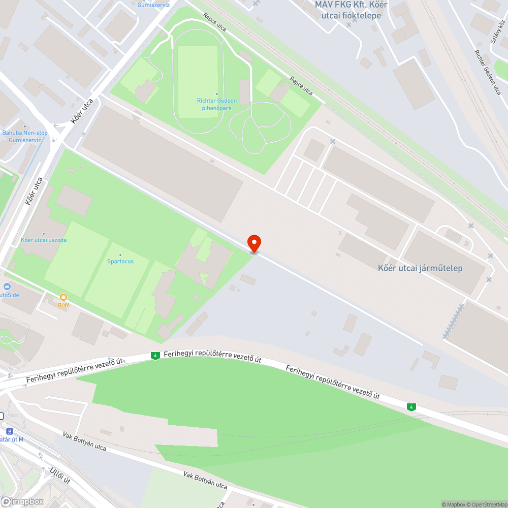 Elhagyott Land Rover bejelentés helye