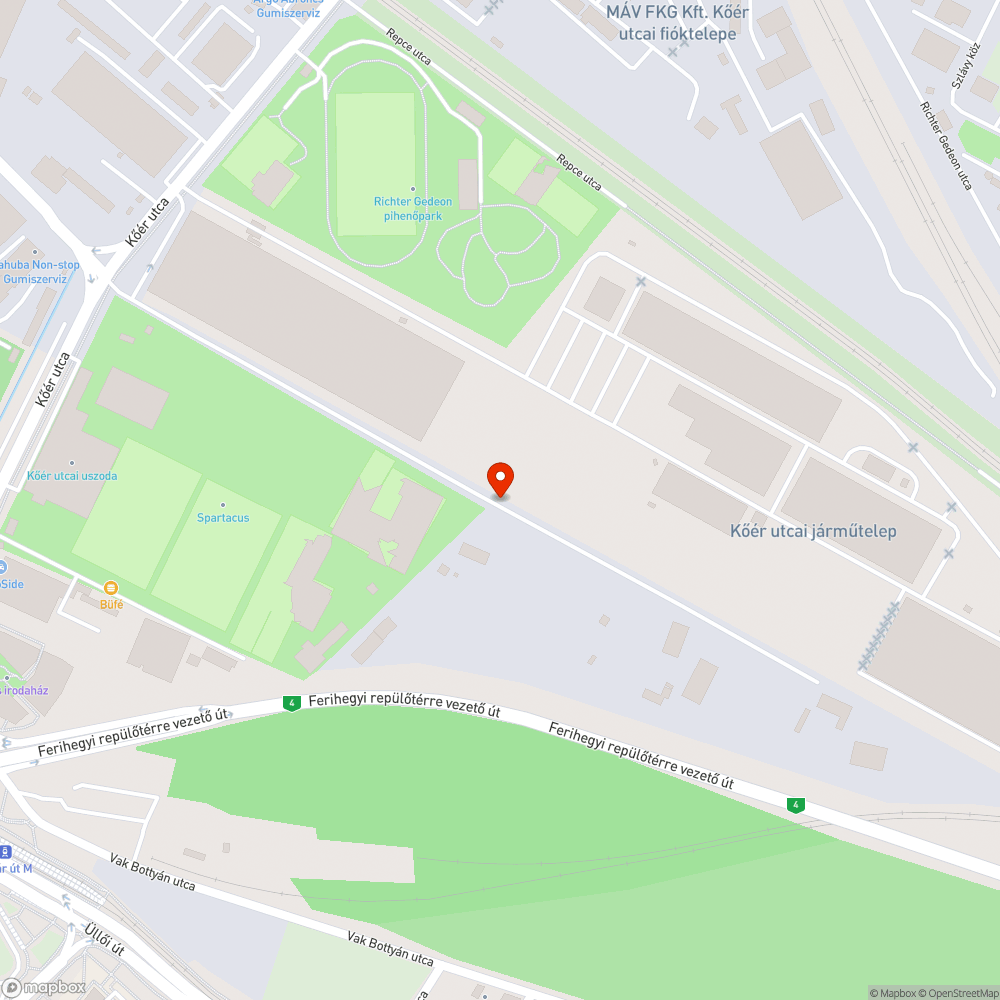 Elhagyott 306 bejelentés helye