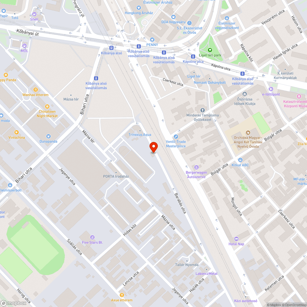 Elhagyott Expert bejelentés helye