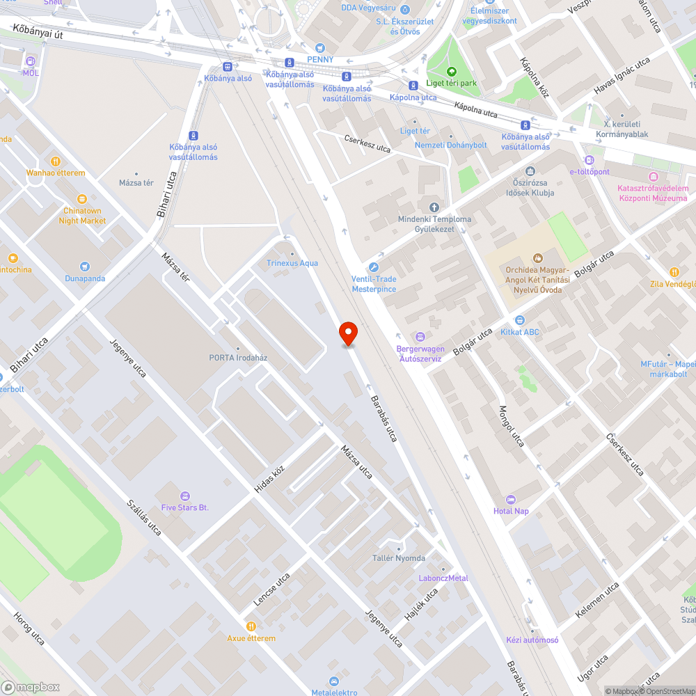 Elhagyott Vito bejelentés helye