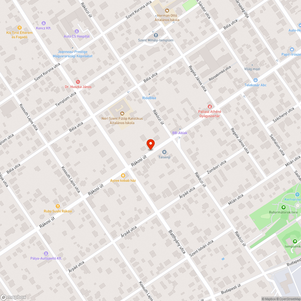 Kátyú - Batthyány utca bejelentés helye