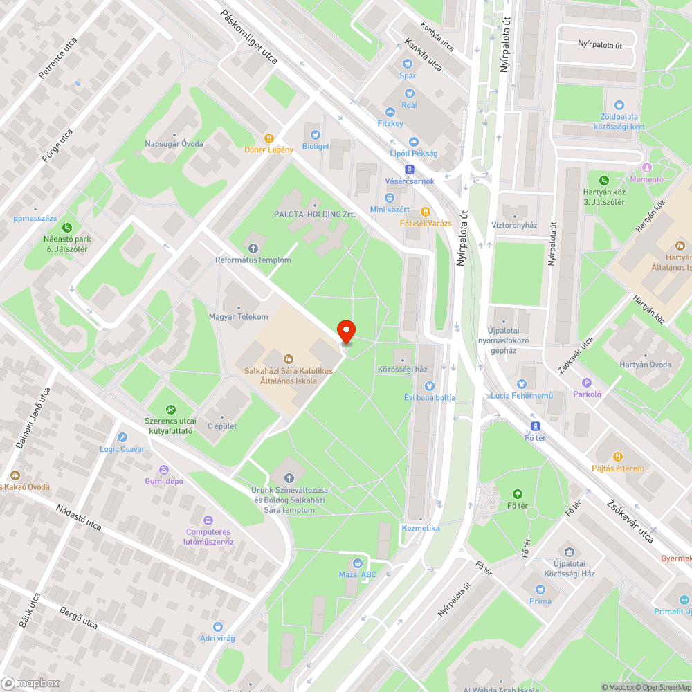 Gyalogost gátló parkolás bejelentés helye