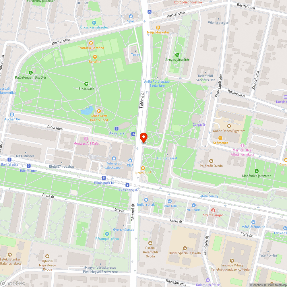 Elromlott jelzőlámpa bejelentés helye