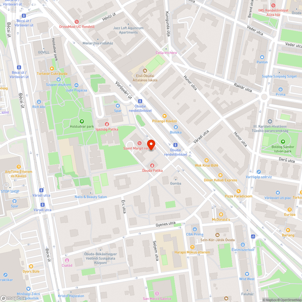 Javítandó padok bejelentés helye