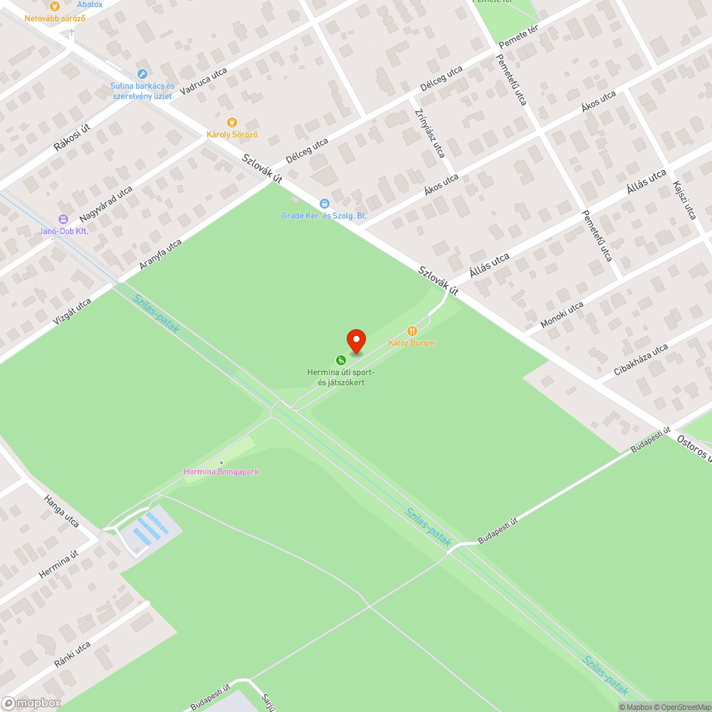 Játszótéri háló veszélyes bejelentés helye