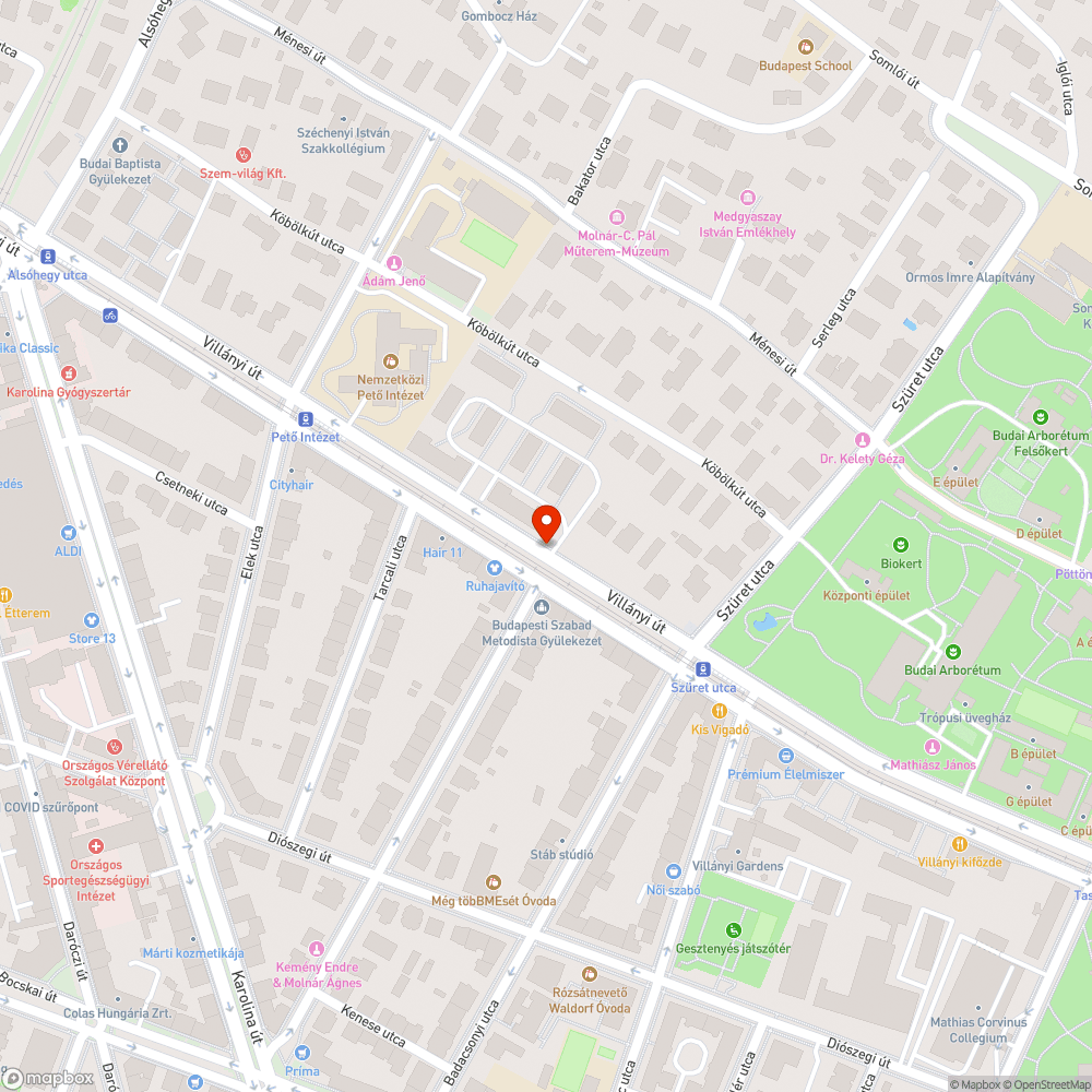 Üres fahely bejelentés helye