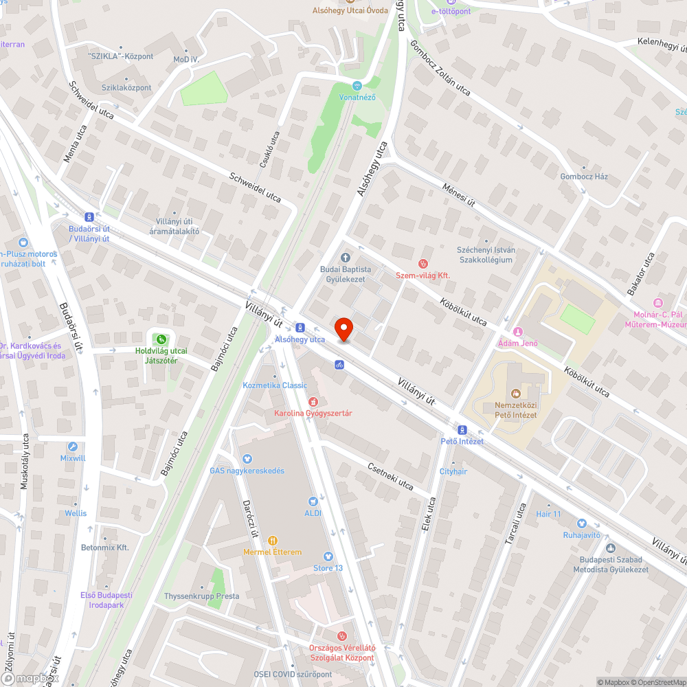 Üres fahely bejelentés helye