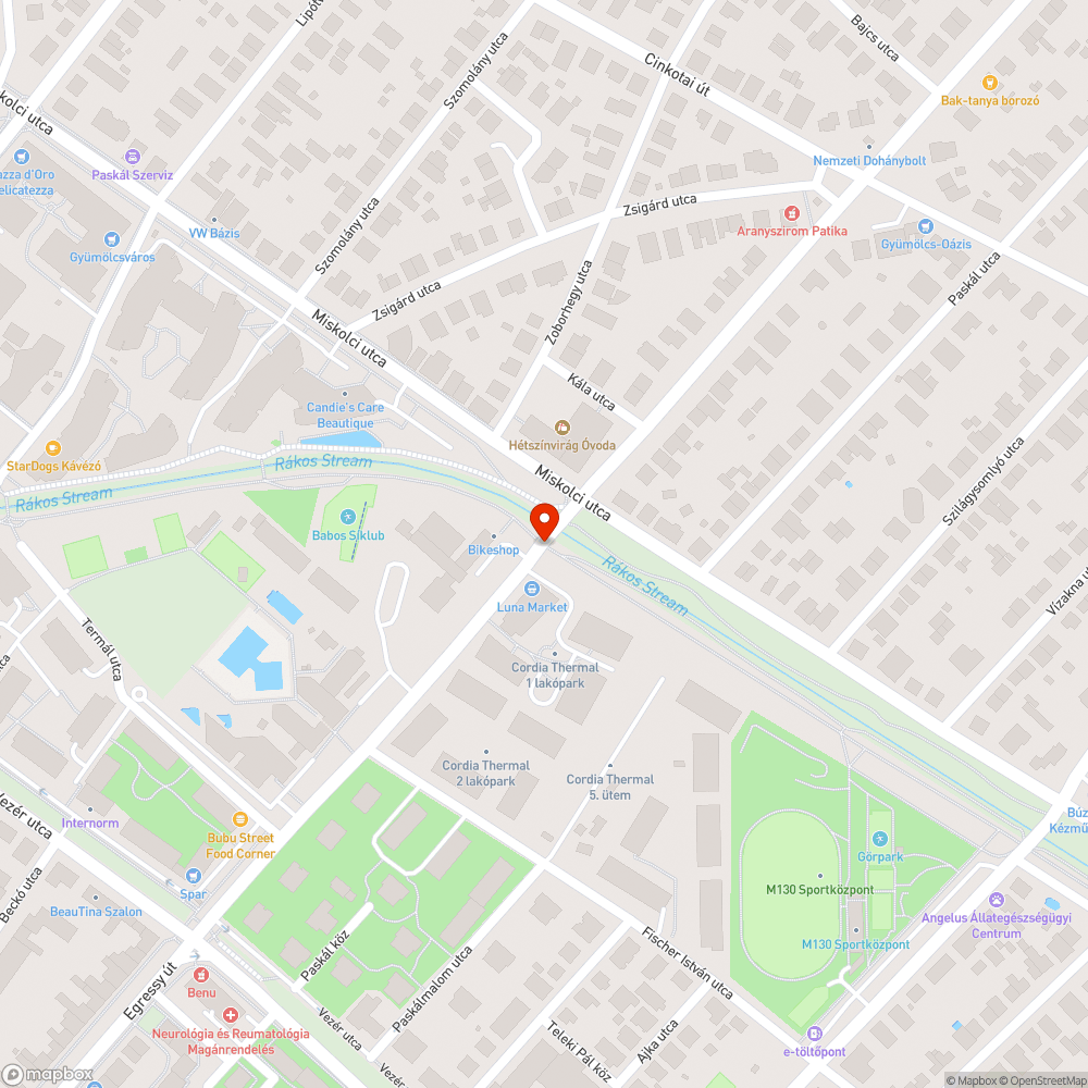 Gyalogátkelő bejelentés helye