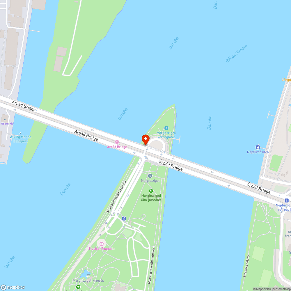 Huplis kerékpárút bejelentés helye