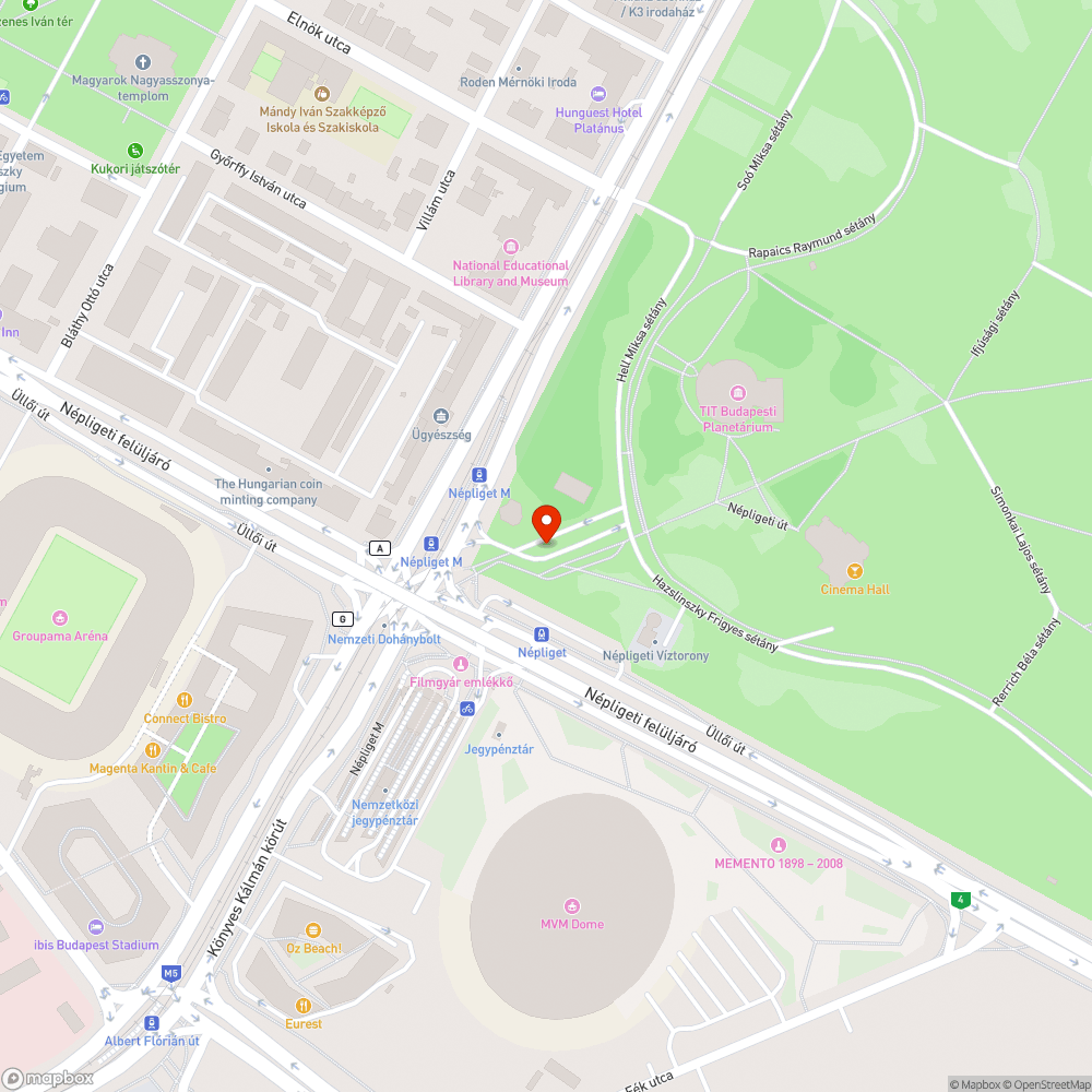 Eldugult csatorna bejelentés helye