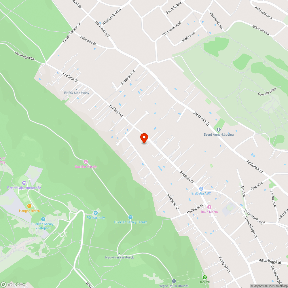 Törött, rossz állapotú pad bejelentés helye