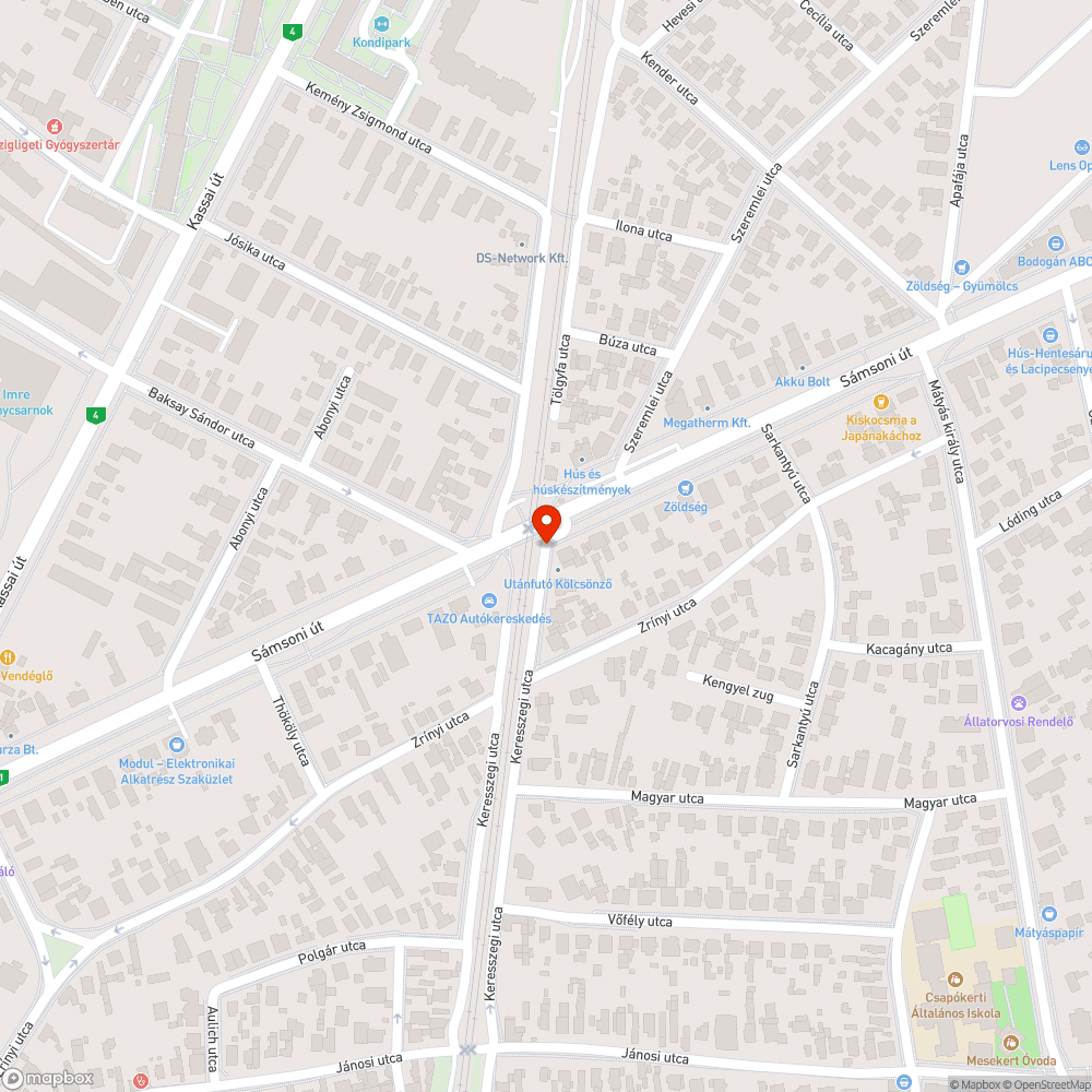 Közvilágítás bővítési igény bejelentés helye