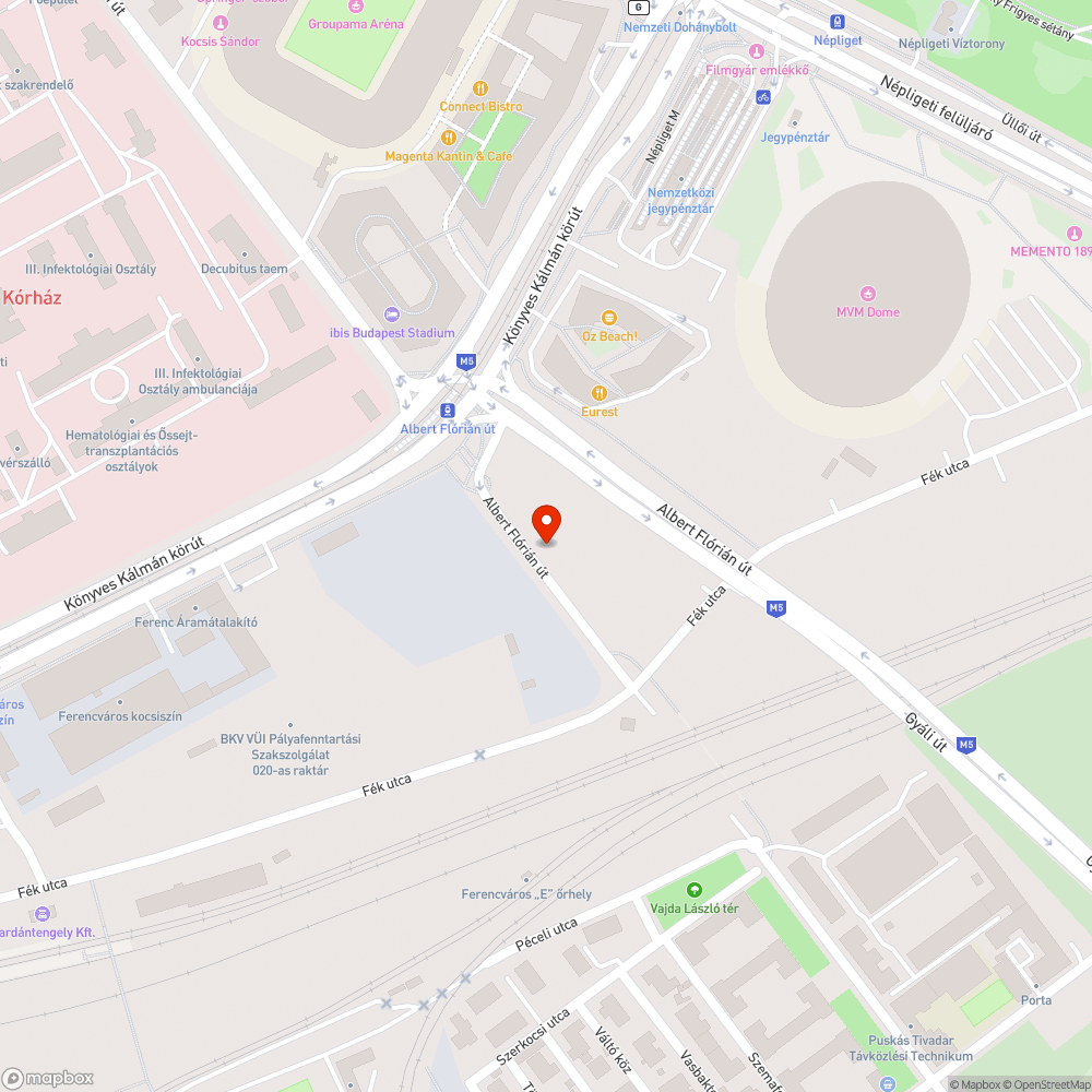 Szemetes utca bejelentés helye