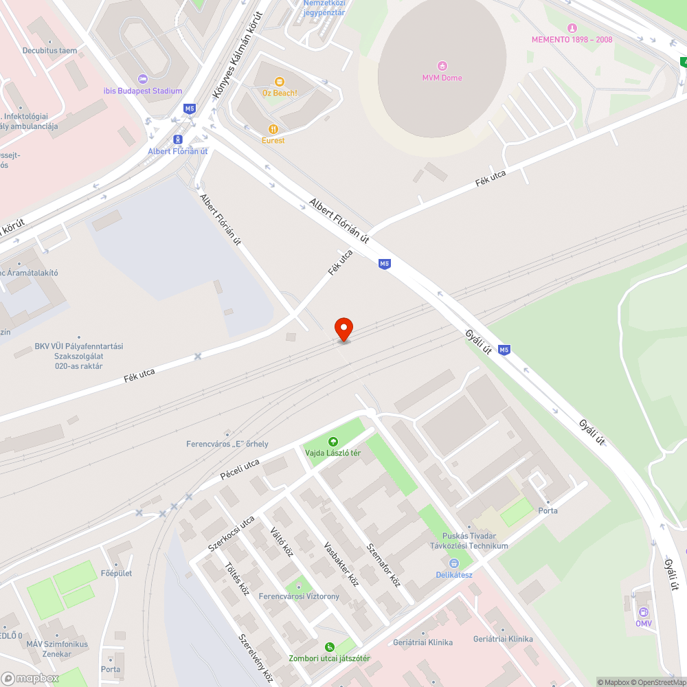 Szemetes a gyalogos aluljáró környezete bejelentés helye