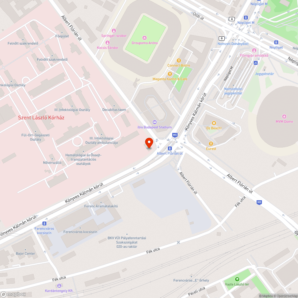 Szemetes gyalogátkelő bejelentés helye