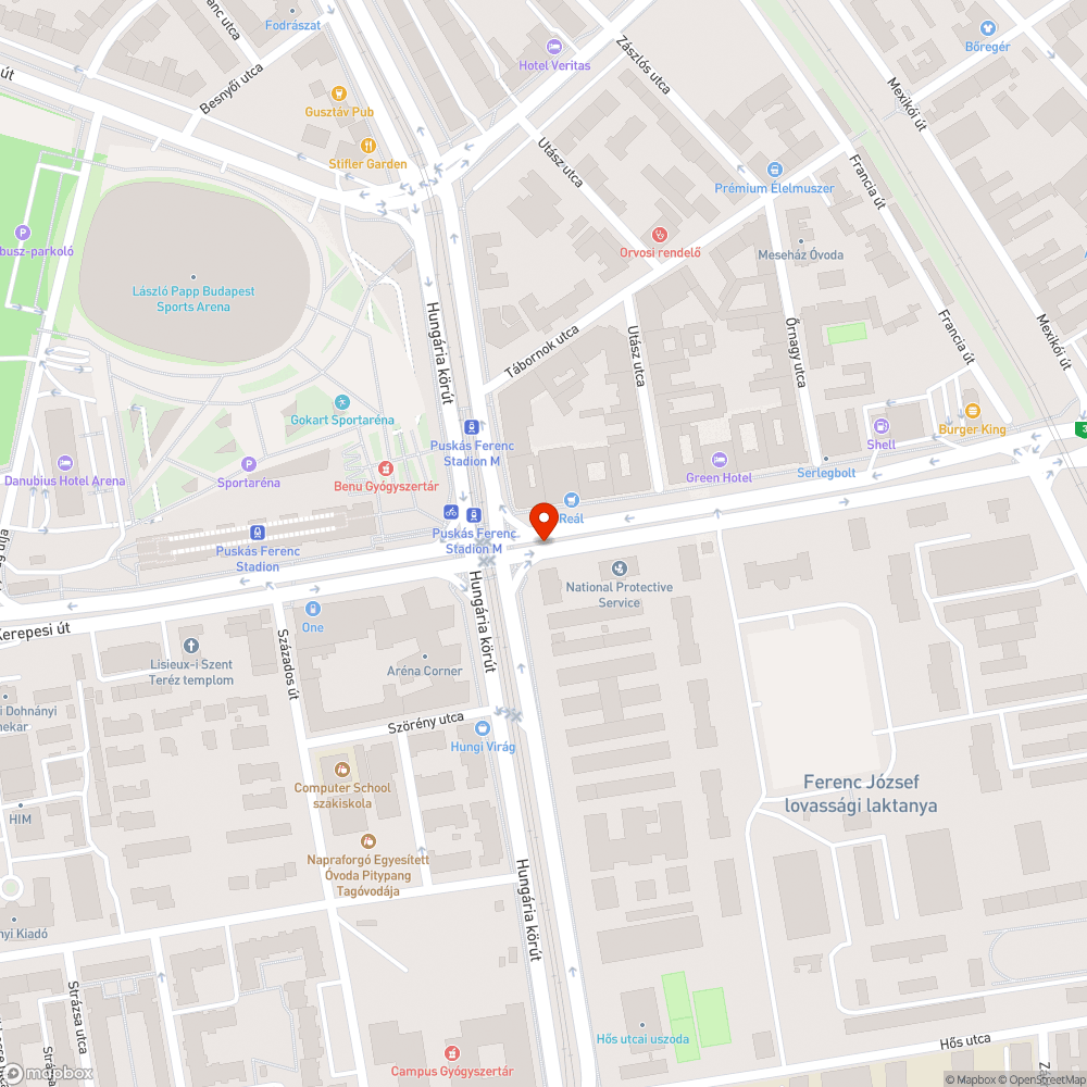 Szemetes útpadka bejelentés helye