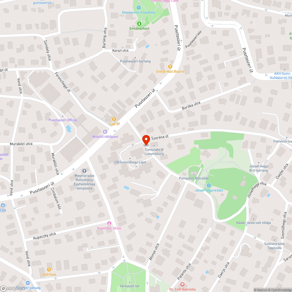 Faültetés bejelentés helye