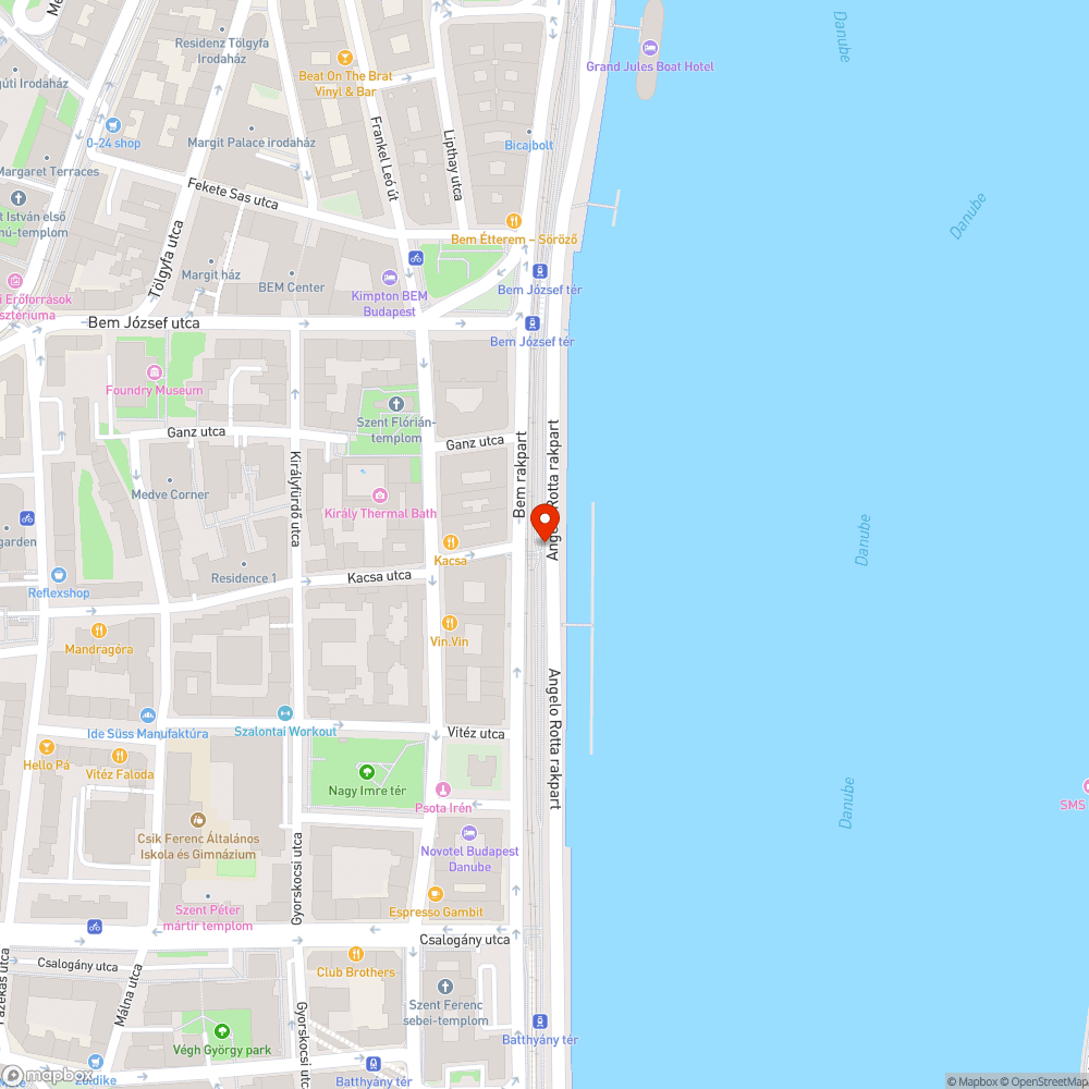 Megdőlt oszlop bejelentés helye