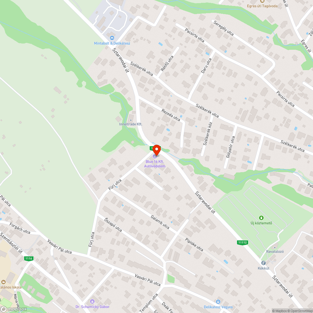 Elhagyott jarmu bejelentés helye