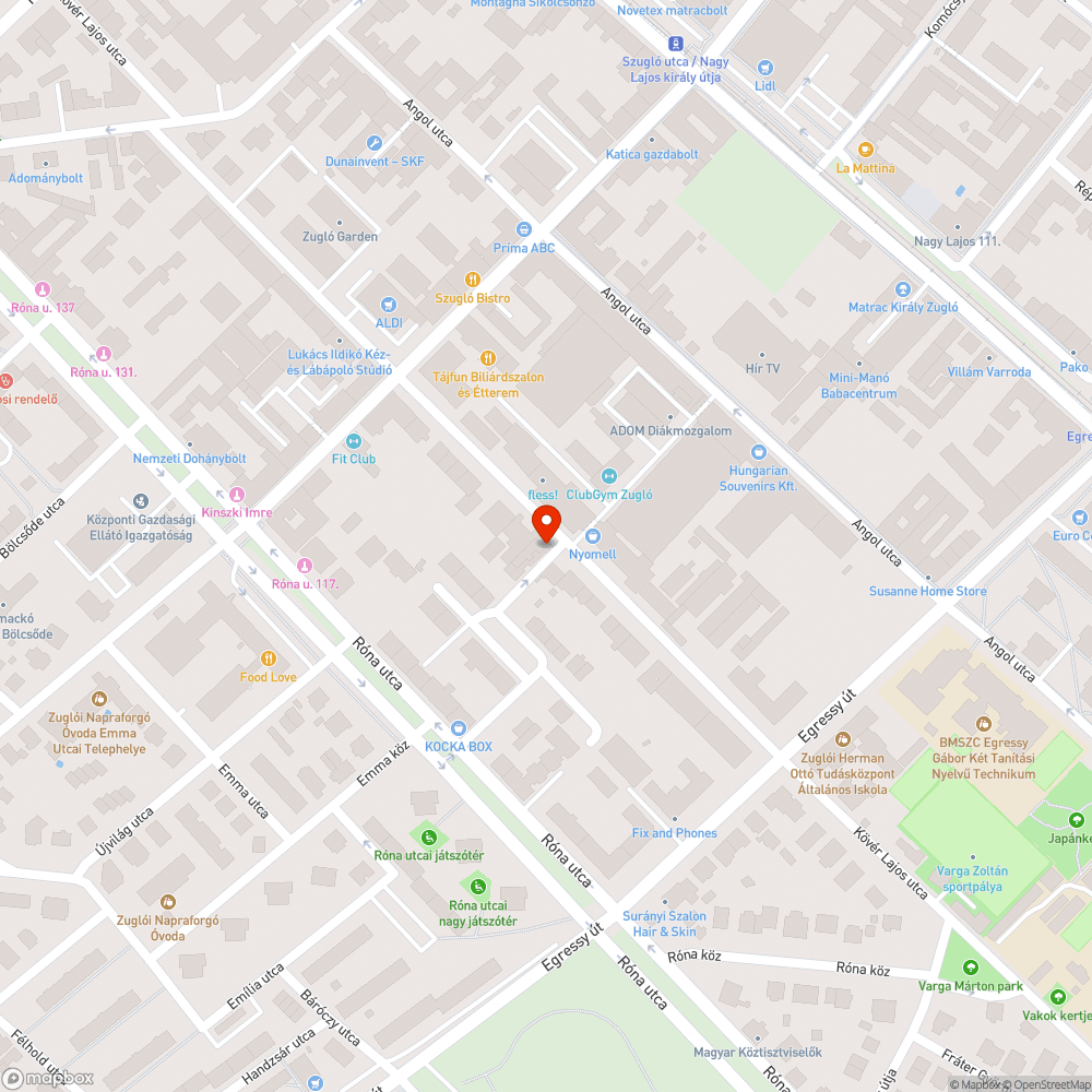 Megbillent, repedezett, rozsdás aknafedél bejelentés helye