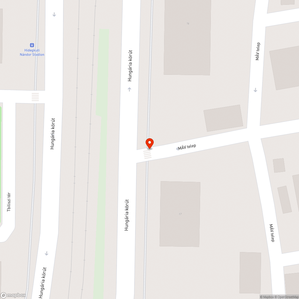 Szemetes kereszteződés bejelentés helye