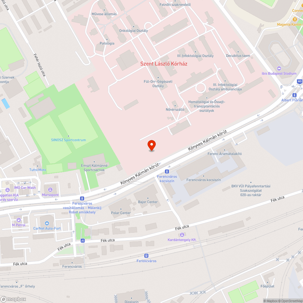 Szemetes zöldterület bejelentés helye